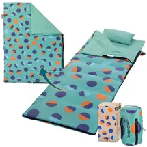 Skandika Deckenschlafsack Sovro Lite | Leichter Schlafsack Outdoor für Erwachsene, grün No Size