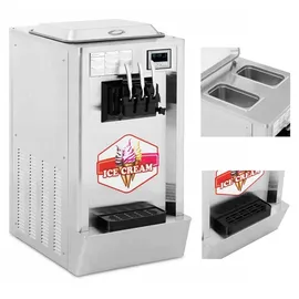 Royal Catering Softeismaschine Silber 23 l