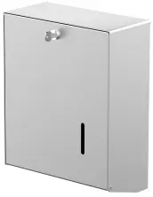 CWS Universal 750 Faltpapierspender 3110500 , Aluminium eloxiert, mit Zylinderschloss