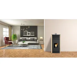 Robin Wood Enya Aqua Edelstahl Grau/Abdeckplatte Glas