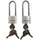 Primaster Vorhängeschlösser Aluminium 80 mm inkl. 6 Schlüssel
