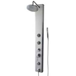 Multi Multi Duschpaneel mit Hebelarmatur Chrom BASICSHOWER