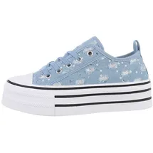 Ital-Design Low-Top Sneaker Damen Hellblau 36