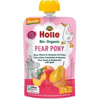 Holle Pouchy - Pear Pony Birne, Pfirsich & Himbeere mit Dinkel 1 x 100 g