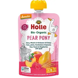Holle Pouchy - Pear Pony Birne, Pfirsich & Himbeere mit Dinkel 1 x 100 g