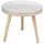 ARTI CASA Beistelltisch Rund Ø40 cm - Wohnzimmertisch Holz - Couchtisch Klein - Nachttisch Modern - Beistelltisch Weiß Kompakt - Kleiner Tisch