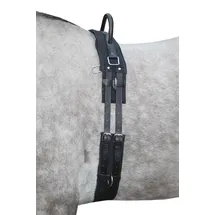 HKM Longiergurt Schwarz Pony