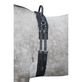 HKM Longiergurt Schwarz Pony