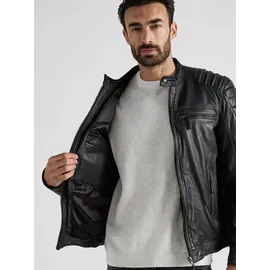 JCC Bikerjacke 3102127 Schwarz 4XL