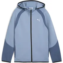 Puma Evostripe Full-Zip Dk Jungen Kapuzensweater, blau - 152