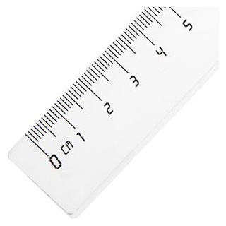 Stylex Lineal, transparent, 15 cm
