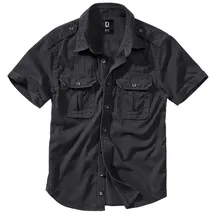 Brandit Textil Vintage Kurzarmhemd Black 7XL