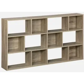 sweeek Pieter Bücherregal 3 Regale 12 Fächer