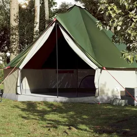 vidaXL Tipi Familienzelt 10 Personen Grün