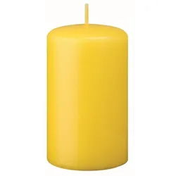 Kopschitz Kerzen Kerzen Stumpenkerzen Zitrone, 80 x 60 mm, 16 Stück