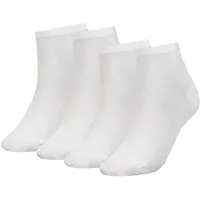 Tommy Hilfiger Damen Casual Short Socken 4er Pack, Größe:39-42;Farbe:White (300) - 39-42