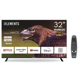 KB Elements 32 Zoll FULL HD, TV DVB-T2/S2 Dolby, WLAN, Magic Fernbedienung, webOS Betriebssystem - Schwarz