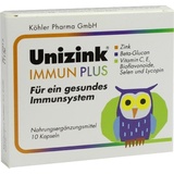 Köhler Pharma GmbH Unizink Immun Plus Kapseln 10 St.