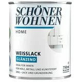 SCHÖNER WOHNEN-Farbe Home Weißlack  (Weiß, Glänzend, 750 ml, Wasserbasiert)