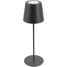 Briloner - LED Tischlampe kabellos Touch, höhenverstellbar, Nachttischlampe, Leselampe, Campinglampe, Tischleuchte, Akku Lampe, Outdoor Lampe, 36x10,5 cm, Anthrazit