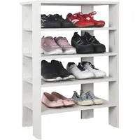 Ricoo Schuhregal platzsparend WM040-EP Shoe Rack Schuhschrank mit 4
