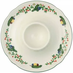 Seltmann Weiden MARIELUISE Weihnachten 43607 Eierbecher mit Ablage 6 Stück