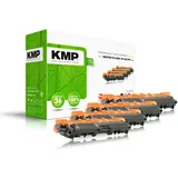 KMP Kompatibel zu Brother B-T58V Multipack Schwarz/Cyan/Magenta/Gelb