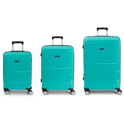 Gabol Midori 4-Rollen Kofferset 3tlg. turquoise