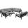 Home Deluxe RIO XXL Set 7-tlg. Grau/Schwarz