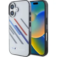 BMW iPhone 16 Hardcase grau