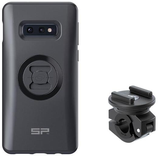 SP Connect Complete Pack Motorfiets Bundel Gemonteerd op achteruitkijkspiegel - Samsung S10E