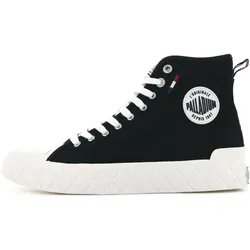 Sneaker PALLADIUM "PALLA ACE CVS MID" Gr. 37, schwarz Schuhe Schwarz Weiß aus Textil