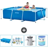 Rechteckiger Frame Pool - 220x150x60 Cm - 5-teilig  S30004