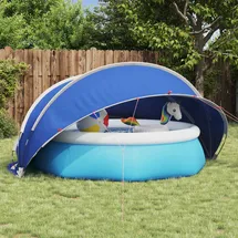 vidaXL Pool-Dome 3,36 x 3,22 m Grün