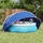 vidaXL Pool-Dome 3,36 x 3,22 m Grün