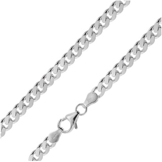 trendor 75141 Halskette für Herren Silber 925 Panzer 5 mm breit, 50 cm