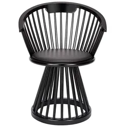 Tom Dixon Fan Stuhl Birke schwarz