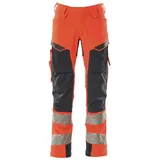 Mascot Warn Stretchbundhose Kl.2 ACCELERATE SAFE, - 76C52 (EU 26) - rot/schwarzblau