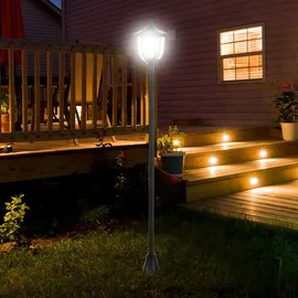 Outsunny LED Solarleuchte 26,5 x 177 cm