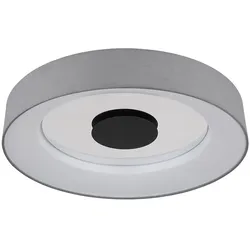 Deckenleuchte Deckenlampe Schirmleuchte Wohnzimmerlampe, Lautsprecher Fernbedienung CCT dimmbar, LED 40W 2000Lm warmweiß-tageslicht, DxH 46,8x9,8cm