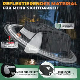MIVELO 3in1 Gepäckträgertasche NEO reflektierend 9L