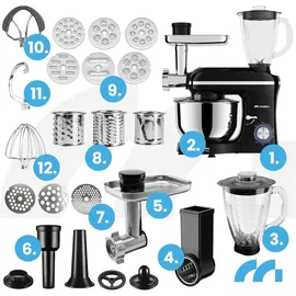 Maltec 3in1 2000W 6,2L Schwarz