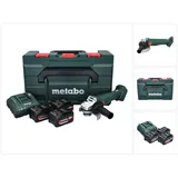 Metabo W 18 L 9-125 inkl. 3 x 4.0 Ah + metaBox 165 L