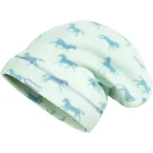 Playshoes Fleece-Beanie Pferde türkis 51 cm