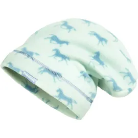 Playshoes Fleece-Beanie Pferde türkis 51 cm
