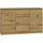 home collective Kommode, Eiche Artisan Holz, 3 Schubladen 120x75x40 cm Wohnzimmer, Kommoden | Sideboards, Kommoden