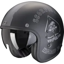 Scorpion Belfast Evo Spade Jethelm - Matt Schwarz/Silber / M