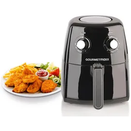 GOURMETmaxx Heißluft-Fritteuse XL schwarz
