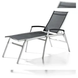 Sieger Komfort-Stapelrollliege Bodega 194 x 75 x 116 cm graphit/grau