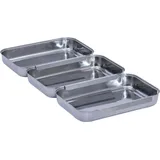 Maximex Panier-Set Edelstahl 3-teilig - silberfarben